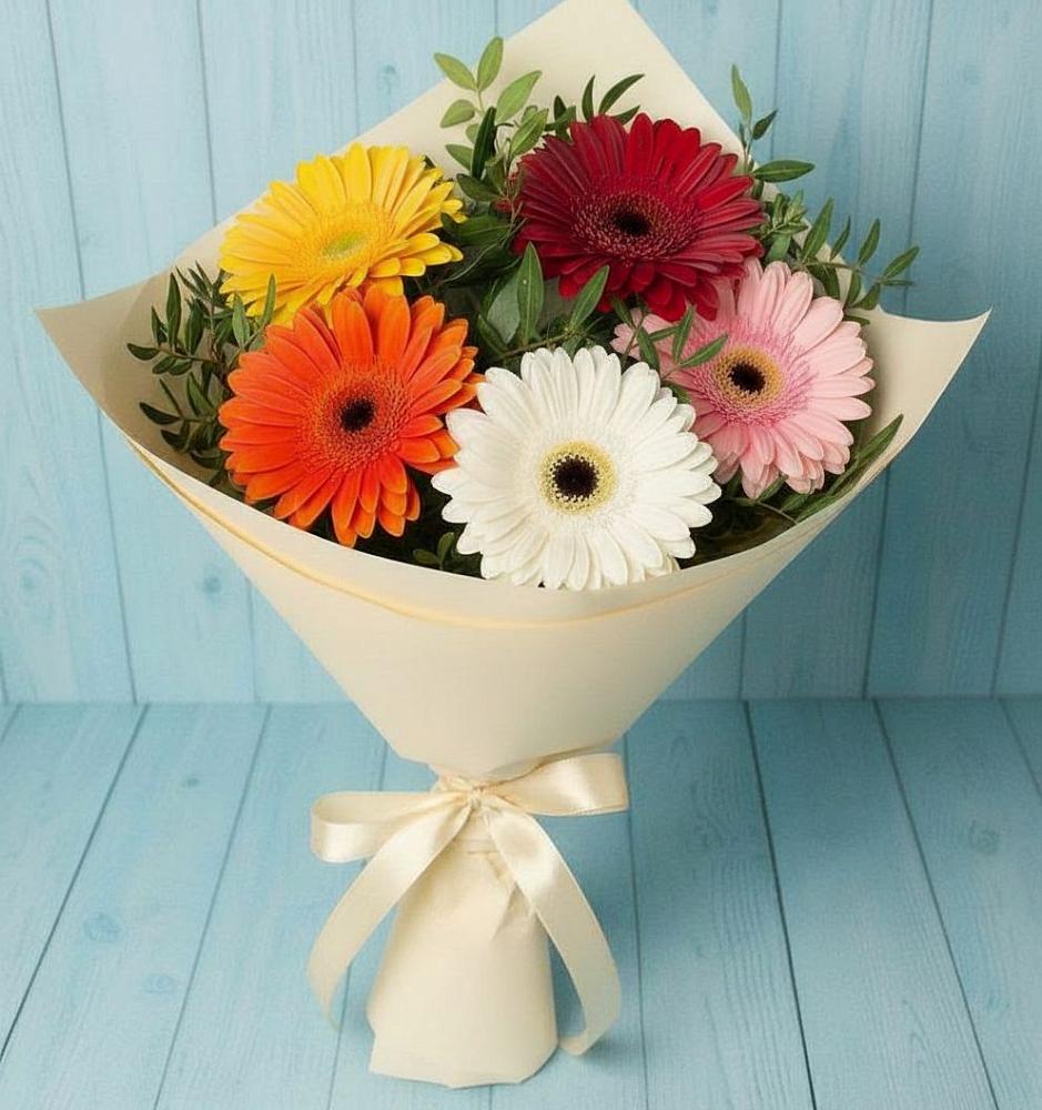 Букет цветов из: Герберы в Заводоуковске