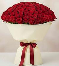 Букет 101 Красная роза Милано в Заводоуковске