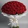 Букет 101 Красная роза Блэк Мэджик в Заводоуковске