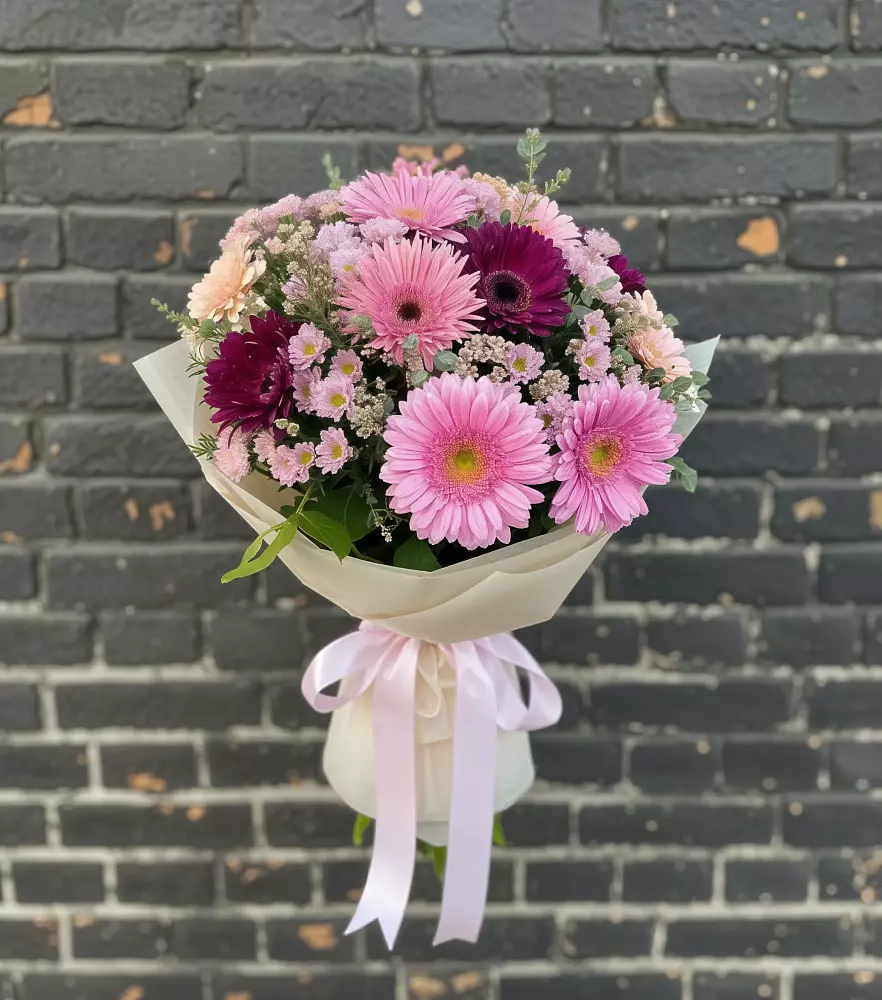 Букет цветов из: Герберы и Хризантемы в Заводоуковске