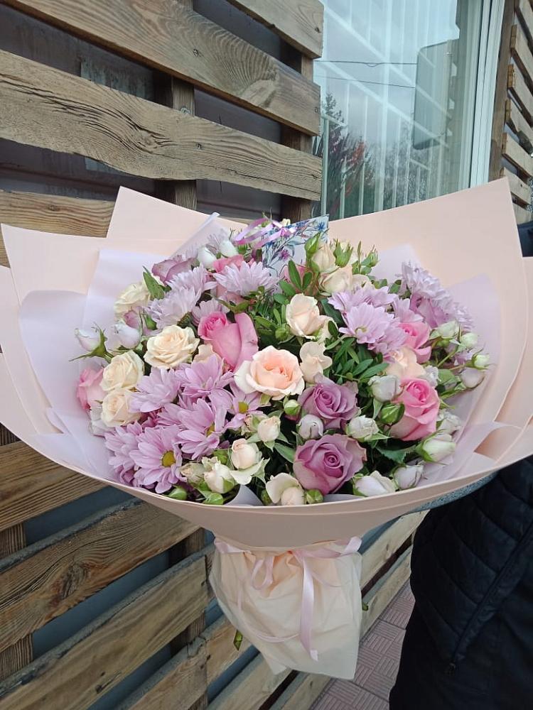 Букет цветов из: Розы и Хризантемы в Заводоуковске