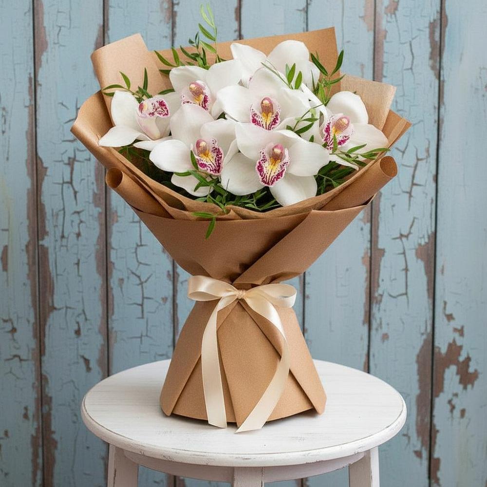 Букет цветов из: Орхидеи и Розы в Заводоуковске