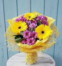 Букет цветов из:  Хризантемы и Герберы в Заводоуковске