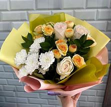 Букет цветов из:  Розы и Хризантемы #REPLACE_PRED# Заводоуковске