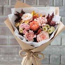 Букет цветов из:  Гвоздики, Хризантемы и Розы #REPLACE_PRED# Заводоуковске