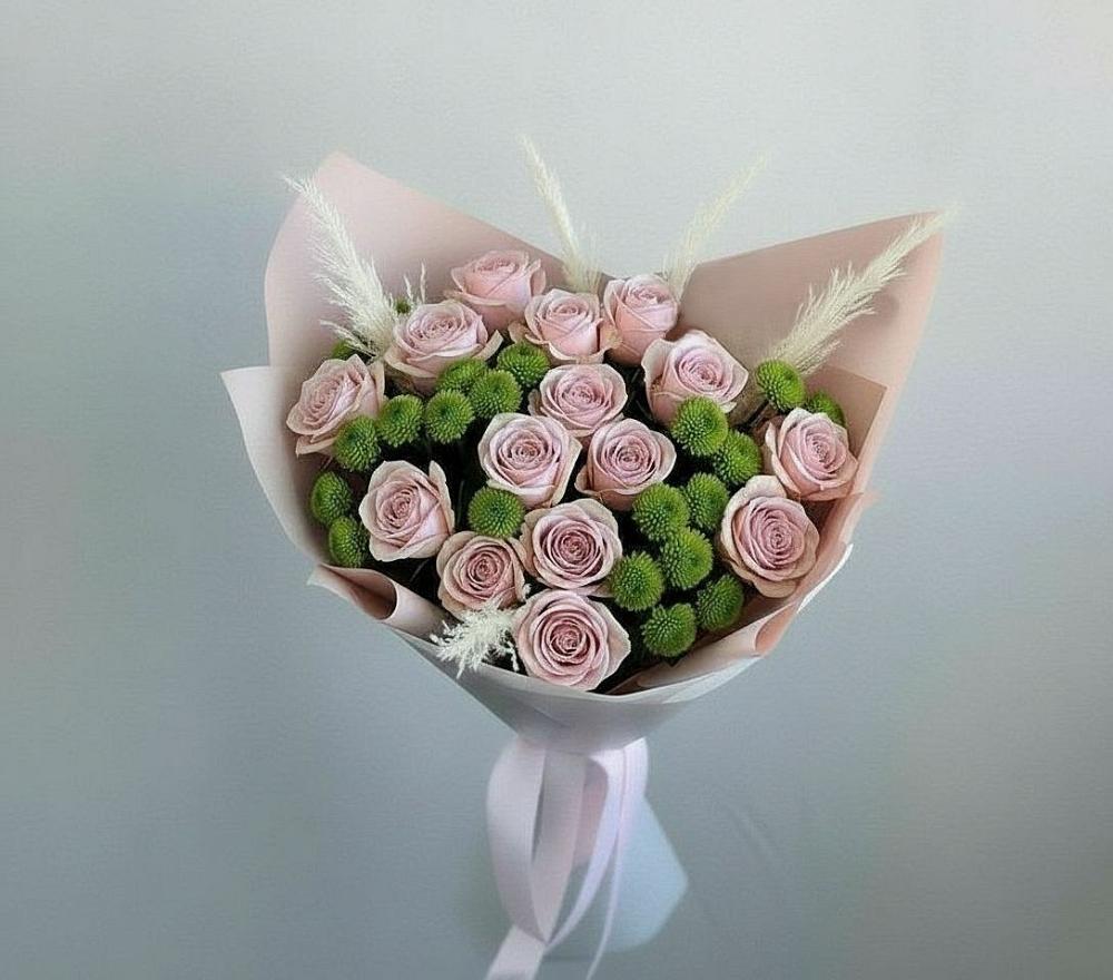 Букет цветов из: Розы и Хризантемы в Заводоуковске