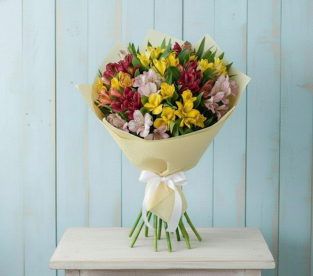 Букет цветов из: Альстромерии в Заводоуковске