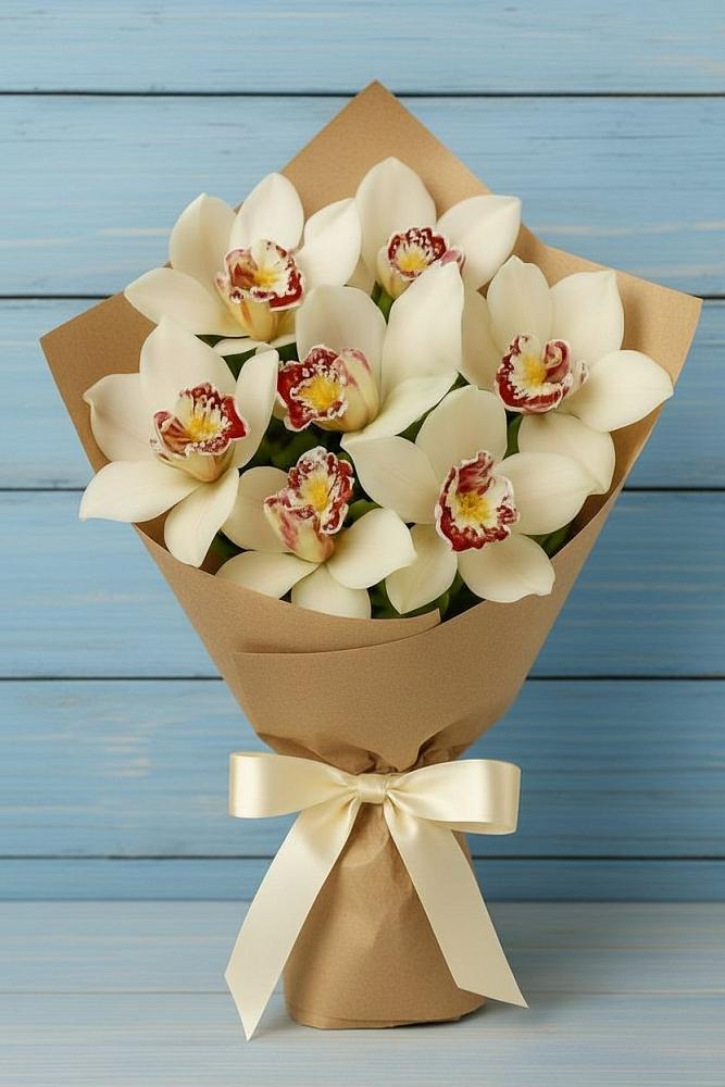 Букет цветов из: Орхидеи и Розы в Заводоуковске