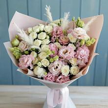Букет цветов из:  Альстромерии и Розы в Заводоуковске